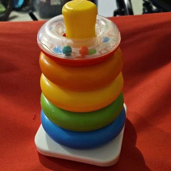 Fisher-Price Other - Fisher-Price Red and Yellow Learning Stacking Rings‎